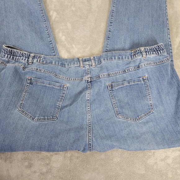 Catherines Right Fit Womens Jeans 30W Plus Straight Leg Medium Blue SWE143E - Picture 6 of 7